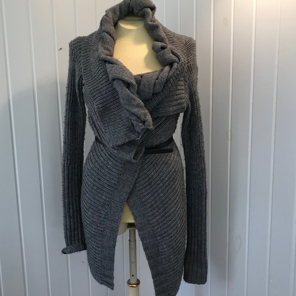 Express Super cozy long sweater coat Large